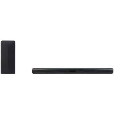LG Electronics SK4 Soundbar Black Bluetooth, incl. cordless subwoofer, USB