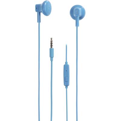 Image of Vivanco BUDZ BLUE In-ear headphones Corded (1075100) Blue