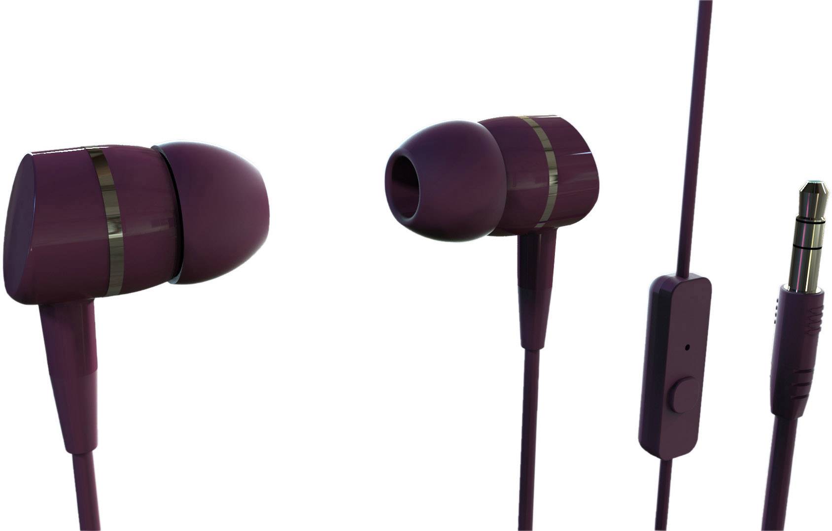 Image of Vivanco SMARTSOUND BERRY In-ear headphones Corded (1075100) Berry