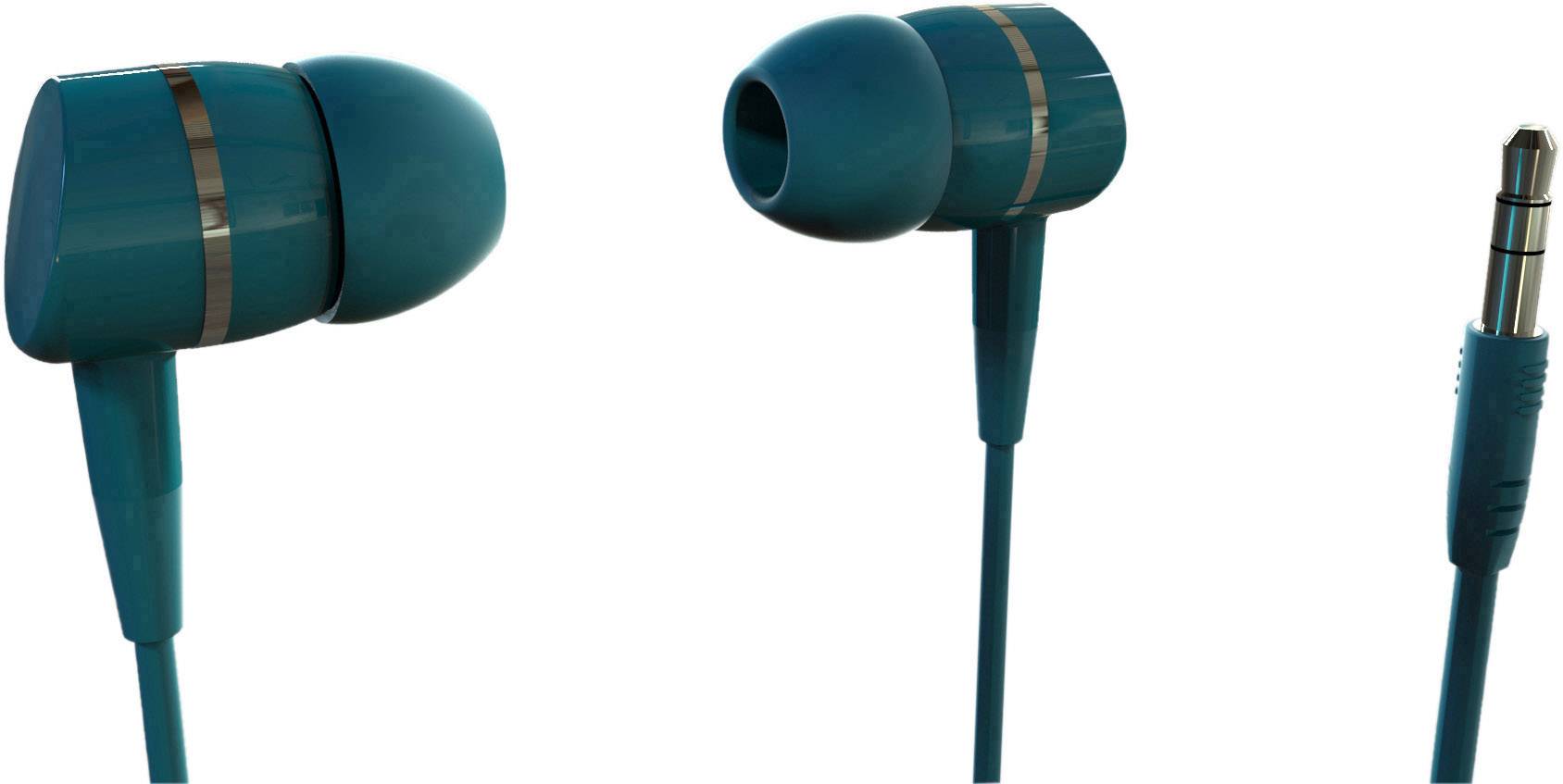 Image of Vivanco SOLIDSOUND PETROL In-ear headphones Corded (1075100) Petrol