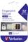 Verbatim 'Fingerprint Secure' USB Drive, 32 GB, USB 3.0, with 256-bit AES Hardware Encryption.