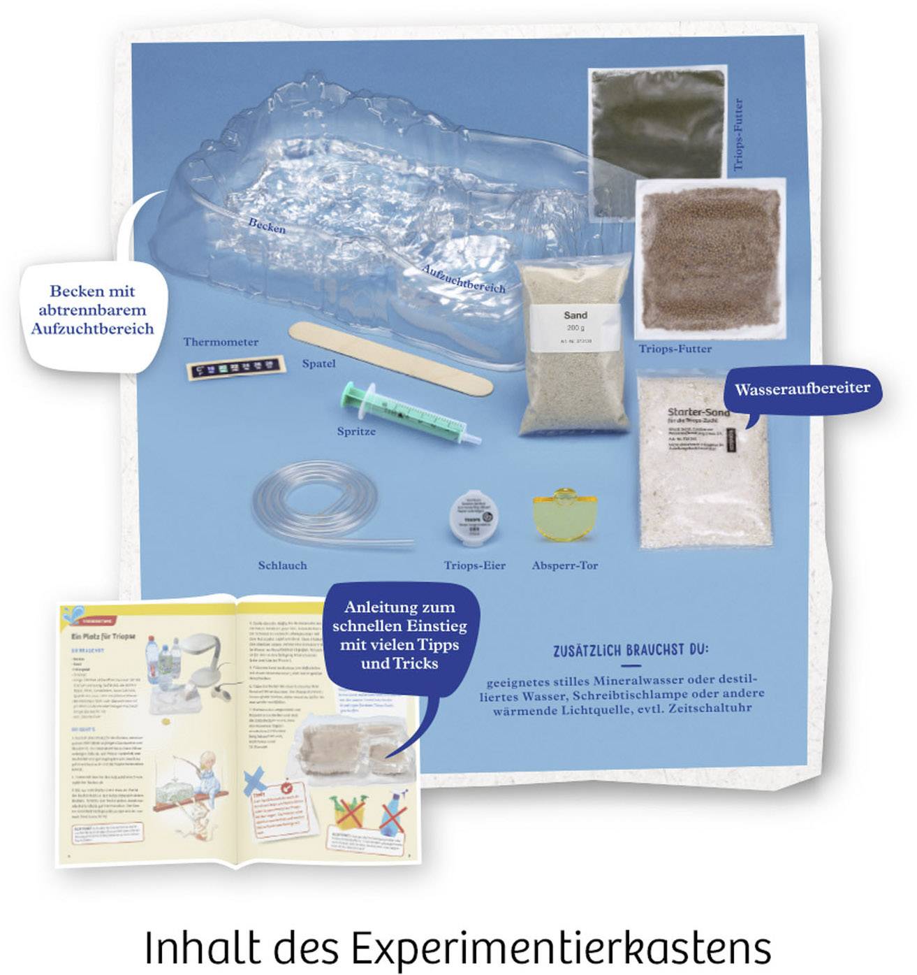 Symbol image for Kosmos 633097 Triops züchten Triops Growing & Nature Science kit (set) 8 years and over