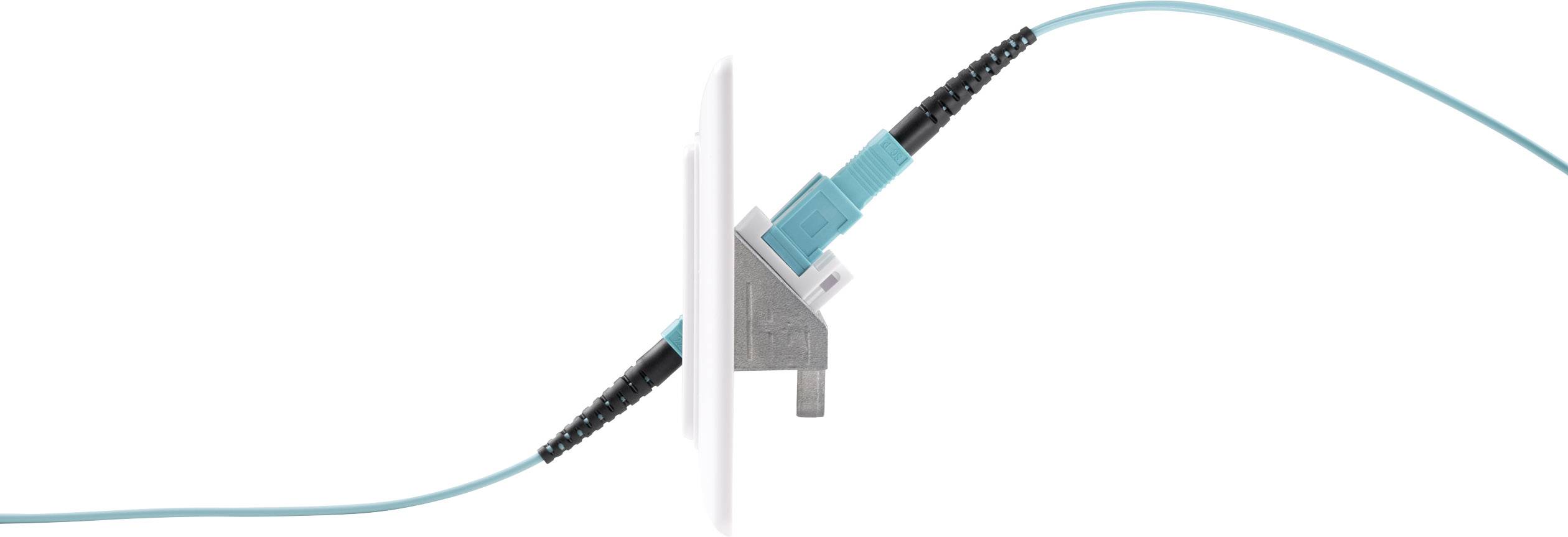 Renkforce LDU-SC Network outlet Flush mount Insert with main panel and frame SC 2 ports Pure white-3