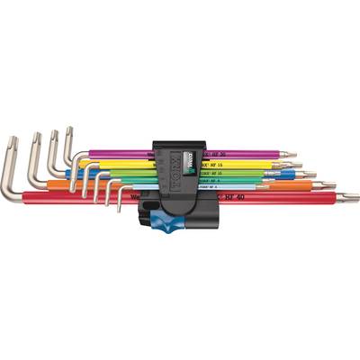 Wera Wera Werk Allen key set T 8, T 9, T 10, T 15, T 20, T 25, T 27, T 30, T 40 9-piece