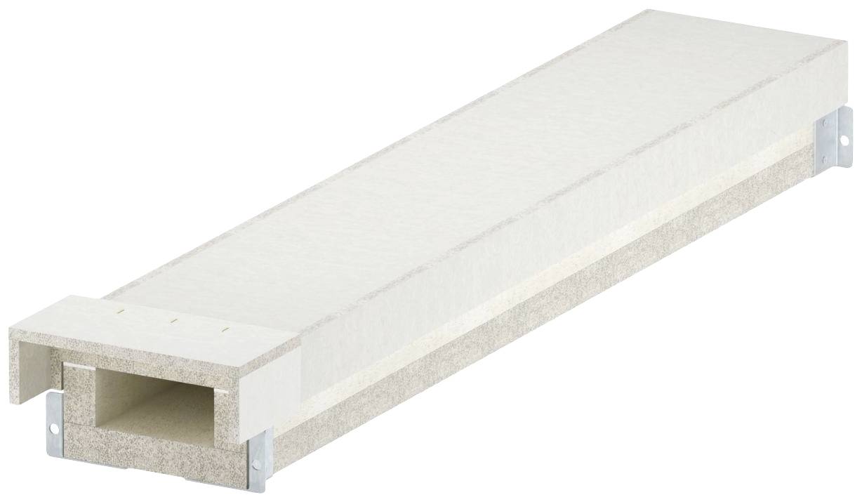 OBO Bettermann 7215178 Fire rated cable trunking (L x W x H) 1000 x 190 x 110 mm 1 pc(s) Grey