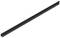 A long, black rubber profile with a U-shaped opening, used for sealing edges or gaps.