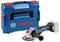 A blue Bosch tool case and a cordless angle grinder with the Bosch logo, ready for use in DIY projects.