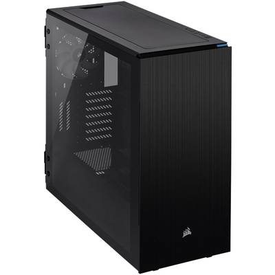Corsair Carbide 678C TG Midi tower PC casing Black 3 built-in fans, Insulated, Window, Dust filter