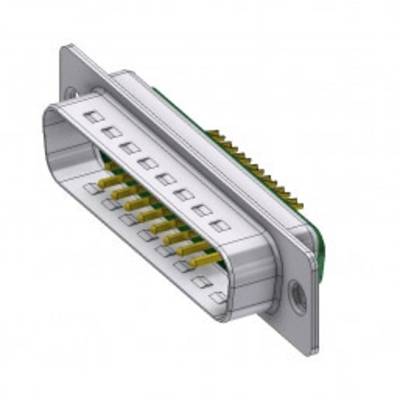 Deltron Connectors Deltron DTS 17W2 PZ/2 D-SUB plug 180 ° Number of pins: 17 1 pc(s)