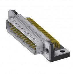 Deltron Connectors DTS25 PYC/2 M63UN D-SUB plug 90 ° Number of pins: 25 Soldering, Pins 1 pc(s)-0