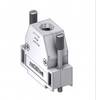 Deltron Connectors DHM 15 UN4 D-SUB housing Number of pins: 15 Plastic, metallised 180 ° Metal 1 pc(s)