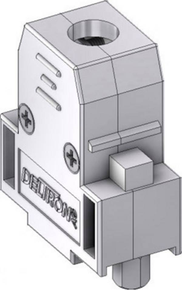 Deltron Connectors CTLM09RM3 Number of pins: 9 Plastic, metallised 180 ° Metal 1 pc(s)