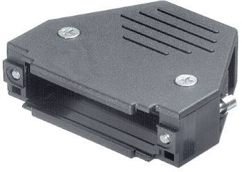 Deltron Connectors DC 15 UN4 Number of pins: 15 Plastic 180 °, 45 ° Black 1 pc(s)-0