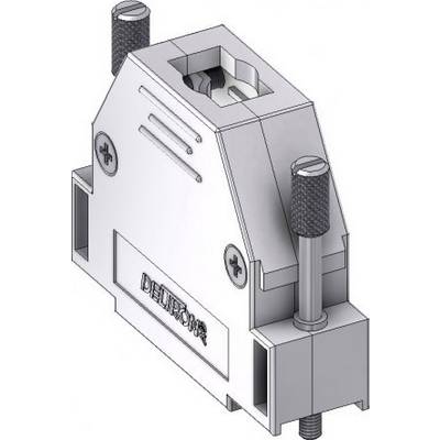Deltron Connectors CTLM25M3 D-SUB housing Number of pins: 25 Plastic, metallised 180 ° Metal 1 pc(s)-0