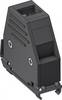 Deltron Connectors DCE 15 D-SUB housing Number of pins: 15 Plastic 180 °, 45 ° Black 1 pc(s)