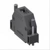 Deltron Connectors DH 25 UN4 D-SUB housing Number of pins: 25 Plastic 180 ° Black 1 pc(s)