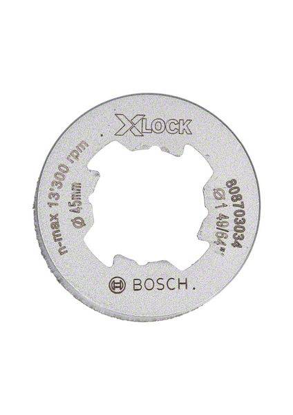 Bosch X-Lock Cutting Disc for Angle Grinder, max. 13,300 rpm, 125 mm diameter, suitable for metalworking.