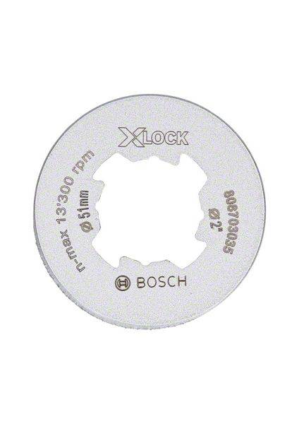 'Bosch X-LOCK' Grinding Disc, max. 13,300 rpm, ø 115 mm.