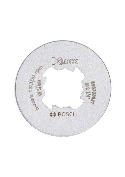 Circular saw blade with X-LOCK quick-change system, suitable for Bosch tools, max. 13,300 RPM, 76 mm diameter.