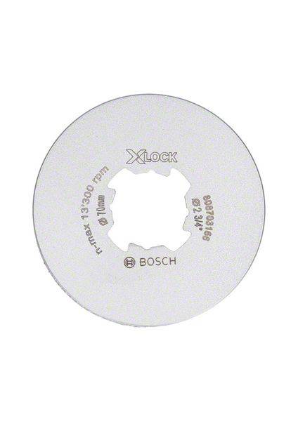 Bosch grinding disc, X-LOCK model, for 125 mm angle grinder. Maximum rotational speed: 13,300 rpm.