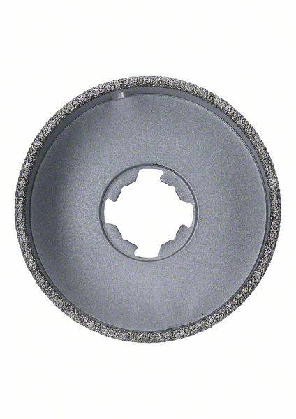 'Metal blade with serrated inner grip, suitable for tough materials or precise cutting.'