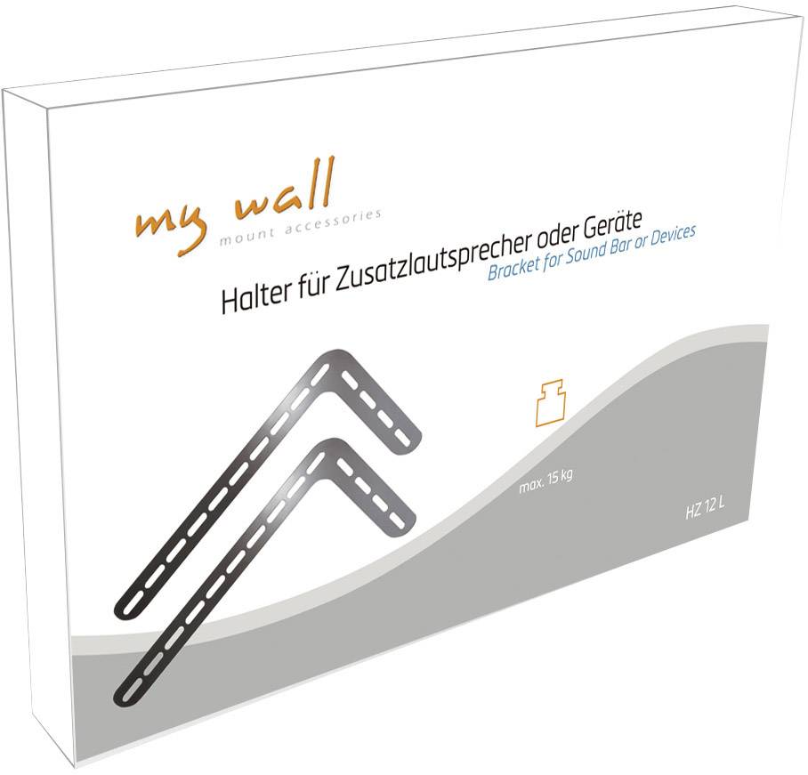 My Wall HZ12L Speaker wall mount Rigid Black 2 pc(s)-1