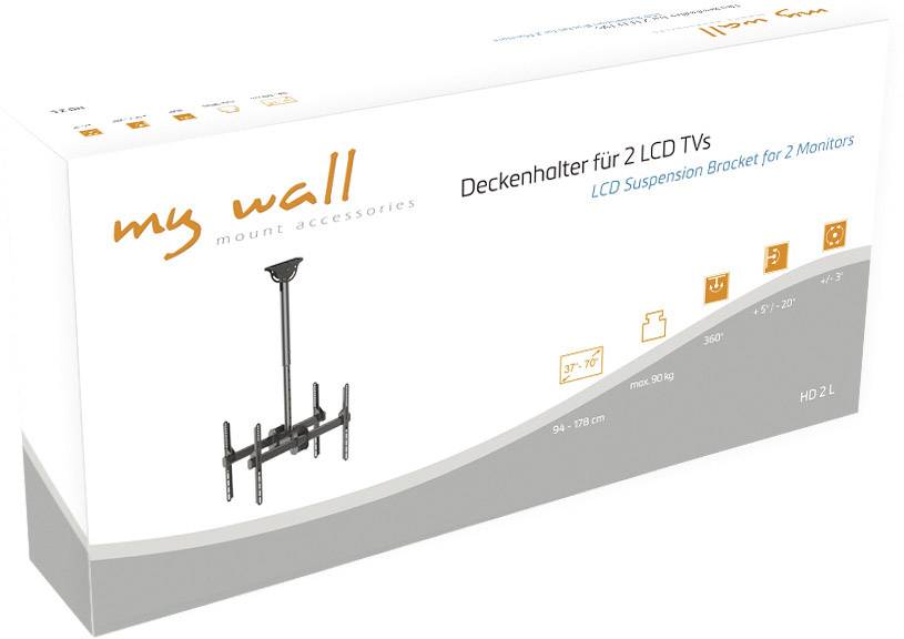 My Wall HD2L TV ceiling mount 94,0 cm (37") - 177,8 cm (70") Floor stand, Rotatable-1