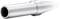 The image shows the tip of a soldering iron, which is made of metal. It is conical and tapers to a point, suitable for precise soldering work.
