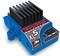 Blue XL-5 HV electronic speed controller from Traxxas with heat sinks and waterproof design for use in RC vehicles.