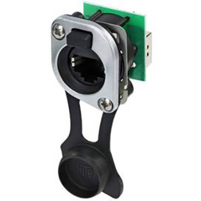 Neutrik Neutrik ECON NE8FDP-TOP - etherCON RJ45 execution socket TOP NE8FDP-TOP Socket, built-in No. of pins (RJ) 8P8C 1