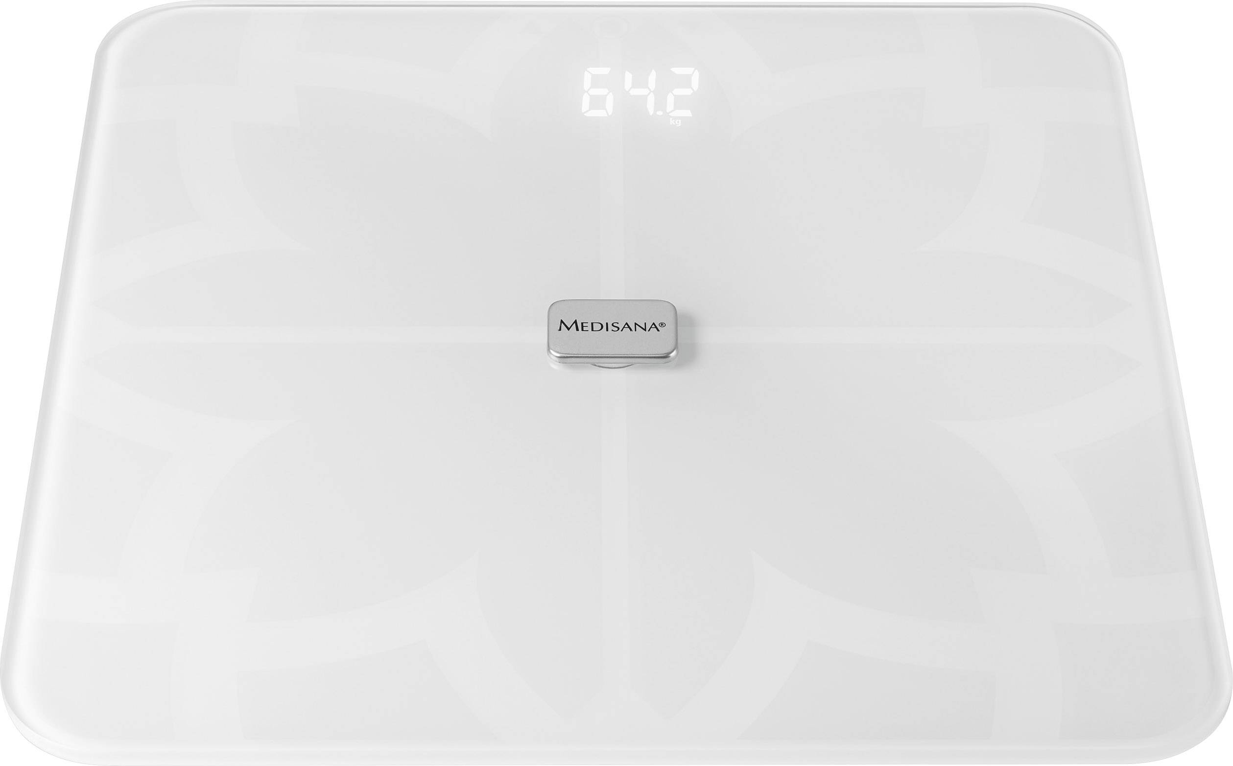 Medisana BS 450 ws Smart bathroom scales Weight range=180 kg White Incl. Bluetooth, ITO sensors-2