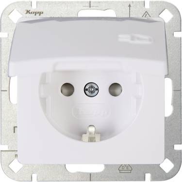 Kopp 1x Insert PG socket (+ lid) HK05 Arctic white 920802008 1 pc(s)