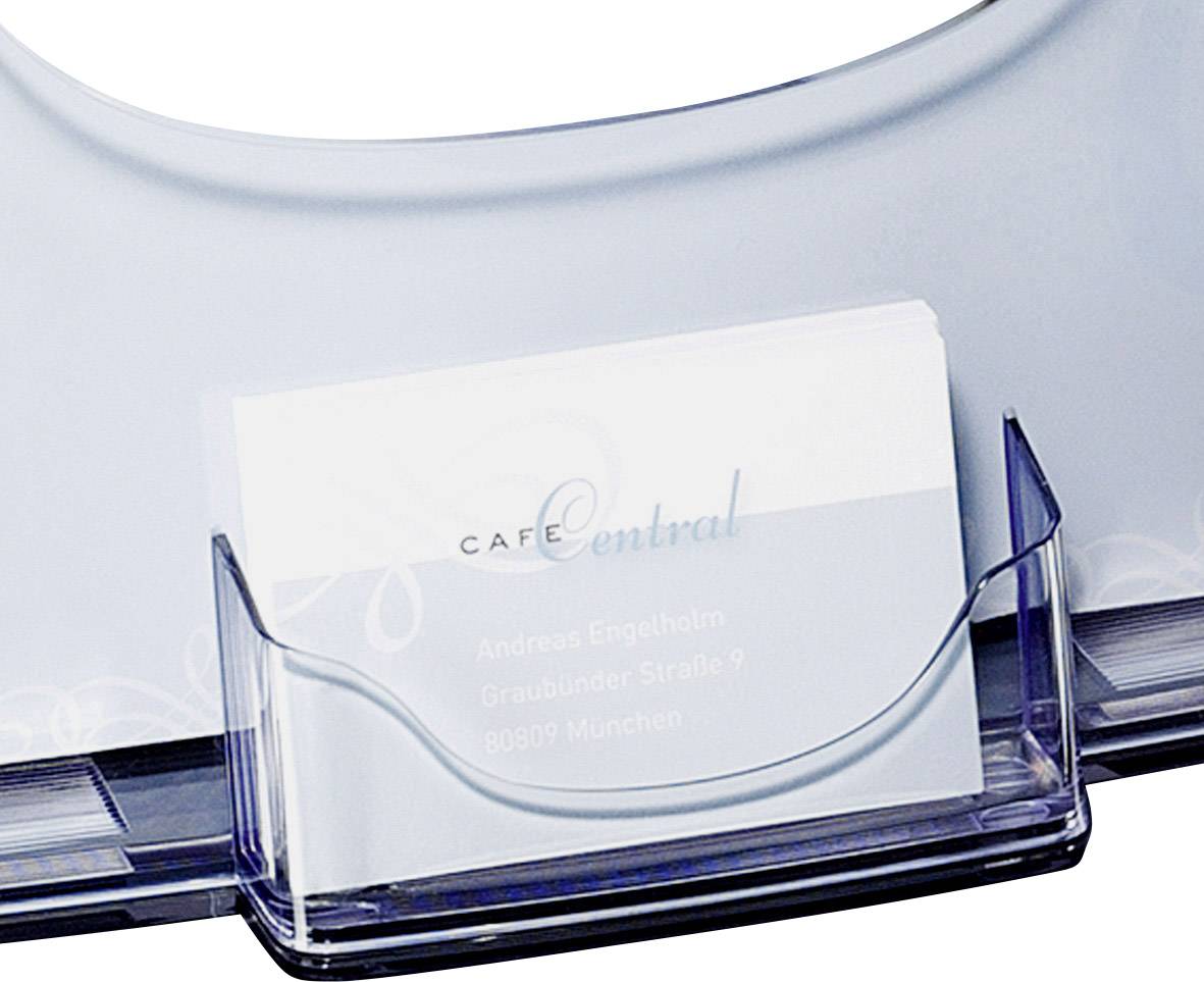 Sigel acrylic LH111 Desktop brochure and business card holder Transparent A4 No. of compartments 1 1 pc(s) (W x H x D) 2-1