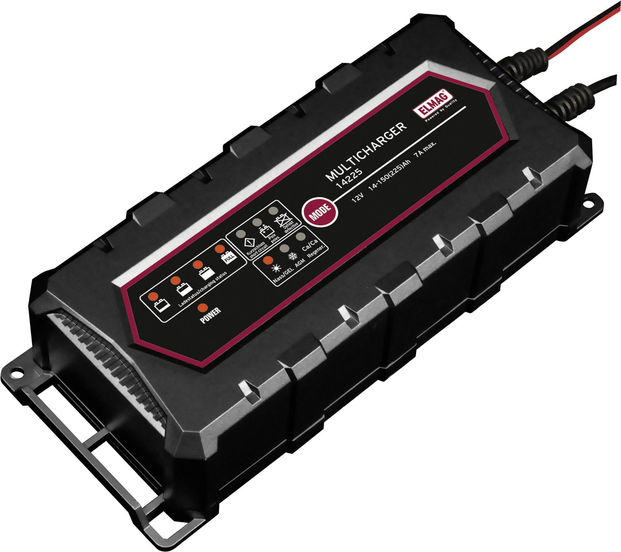ELMAG MULTICHARGER 14225, max. 7,0 A. 56032 Automatic charger 12 V 7 A