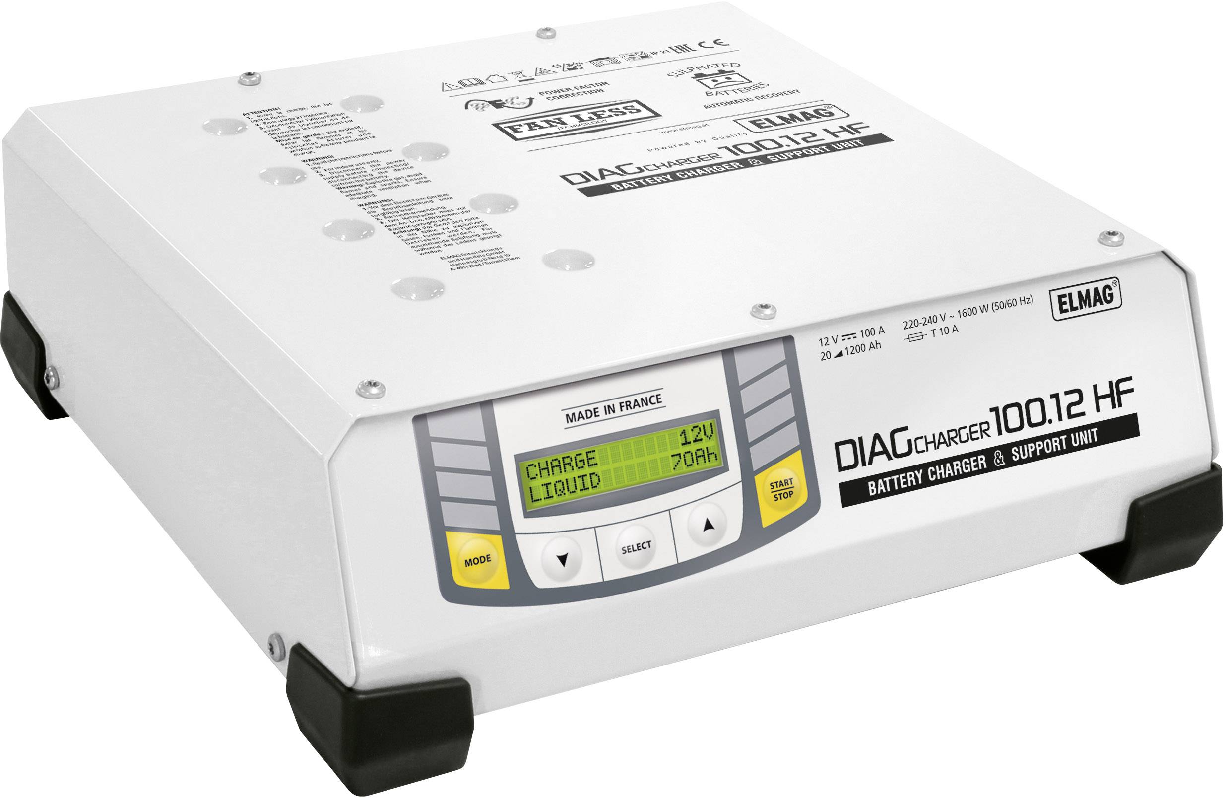 ELMAG DIAGCHARGER 100.12 HF 5m Kabel 56010 Automatic charger 12 V 100 A