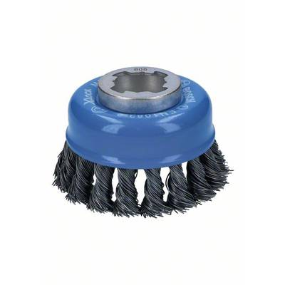 Bosch Accessories X-LOCK Heavy for Metal Cup brush, 75 mm, 0.5 mm, cable-coated steel wire 2608620727 1 pc(s)