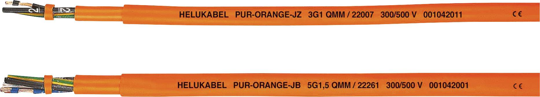 HELU PUR-Orange JB Flexible cable 3 G 1 mm² Orange 22255 100 m