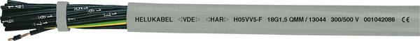 HELU H05VV5-F Control lead 2 x 1 mm² Grey 13119 100 m