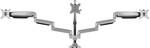 ICY BOX IB-MS505-TI 81.3 cm (32 inch) clamp black - silver