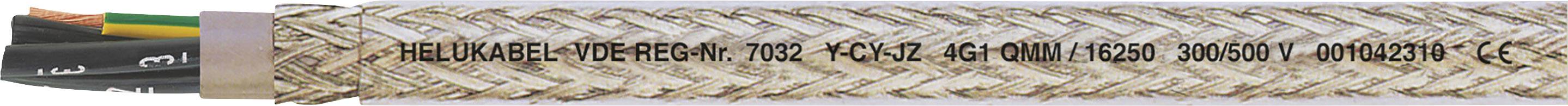 A multi-core cable with insulation and braiding, labelled 'HELUKABEL 1X2.5mm²'. Suitable for industrial applications.