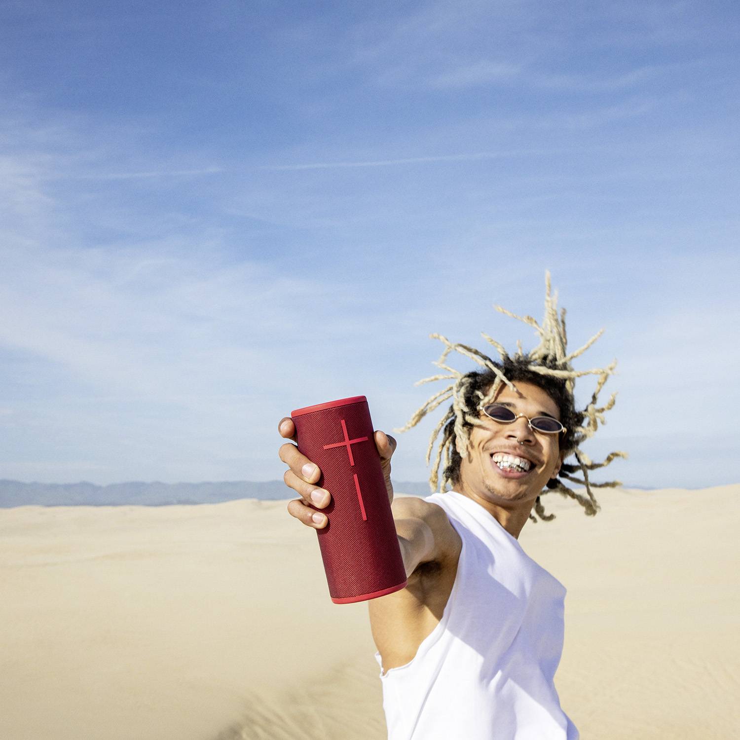 Ultimate Ears MEGABOOM 3 Bluetooth speaker portable, Shock-proof, Dust-proof, watertight Red-5