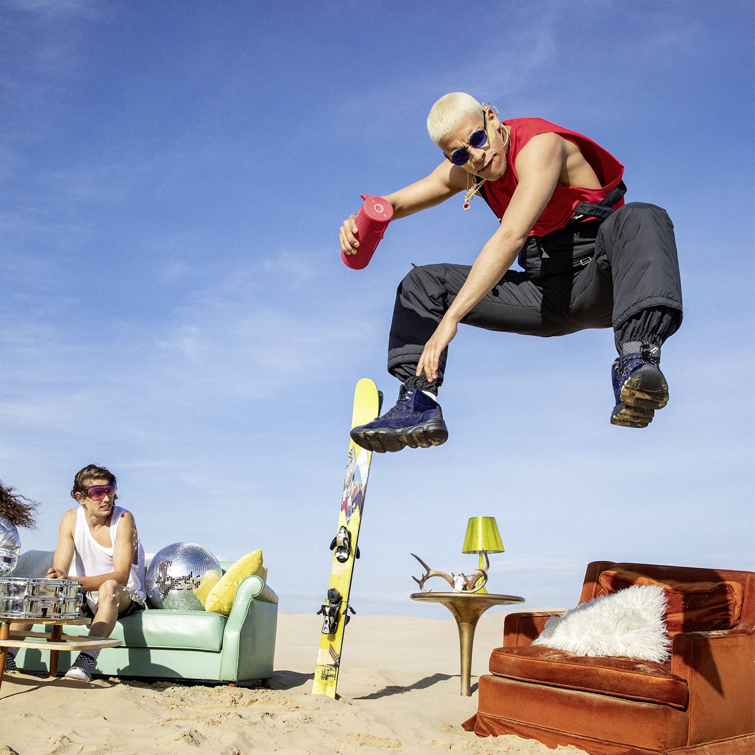 Ultimate Ears MEGABOOM 3 Bluetooth speaker portable, Shock-proof, Dust-proof, watertight Red-6