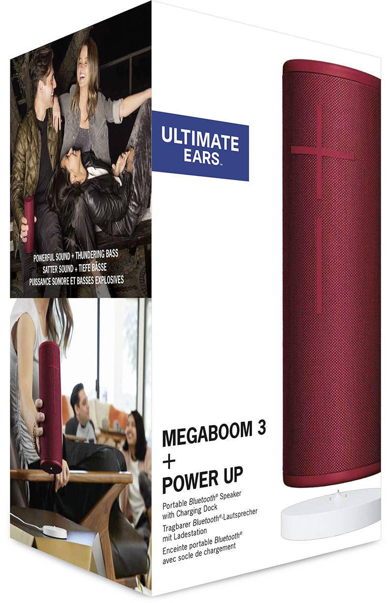 Ultimate Ears MEGABOOM 3 Bluetooth speaker portable, Shock-proof, Dust-proof, watertight Red-9