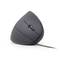 Vertical ergonomic wired mouse, designed to reduce wrist strain and provide comfortable operation.