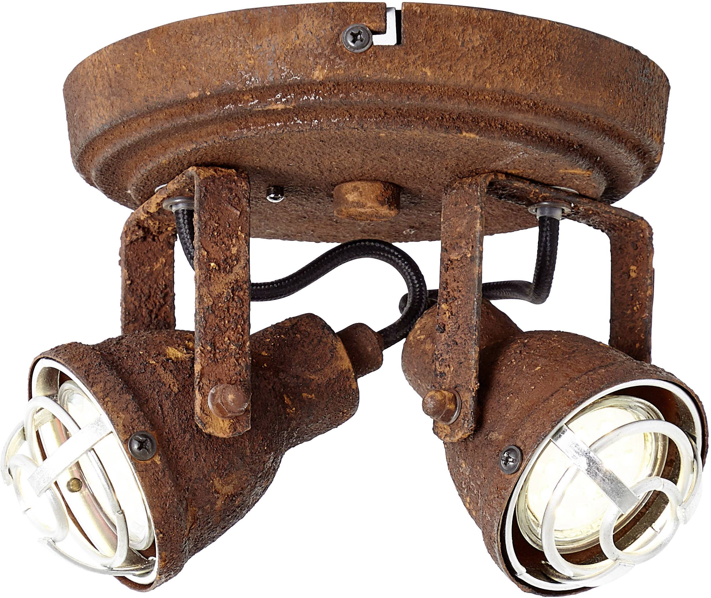 Brilliant Bente 26324/60 Ceiling floodlight LED (monochrome) GU10 8 W Rust-0