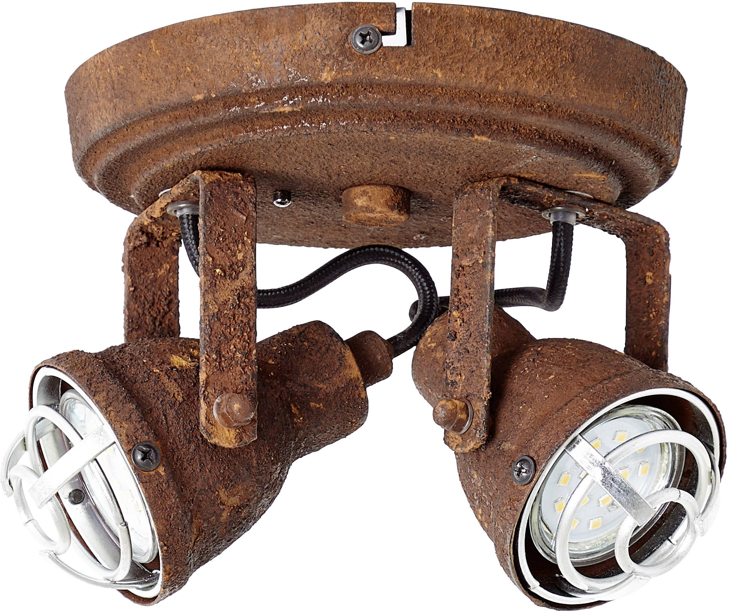 Brilliant Bente 26324/60 Ceiling floodlight LED (monochrome) GU10 8 W Rust-1