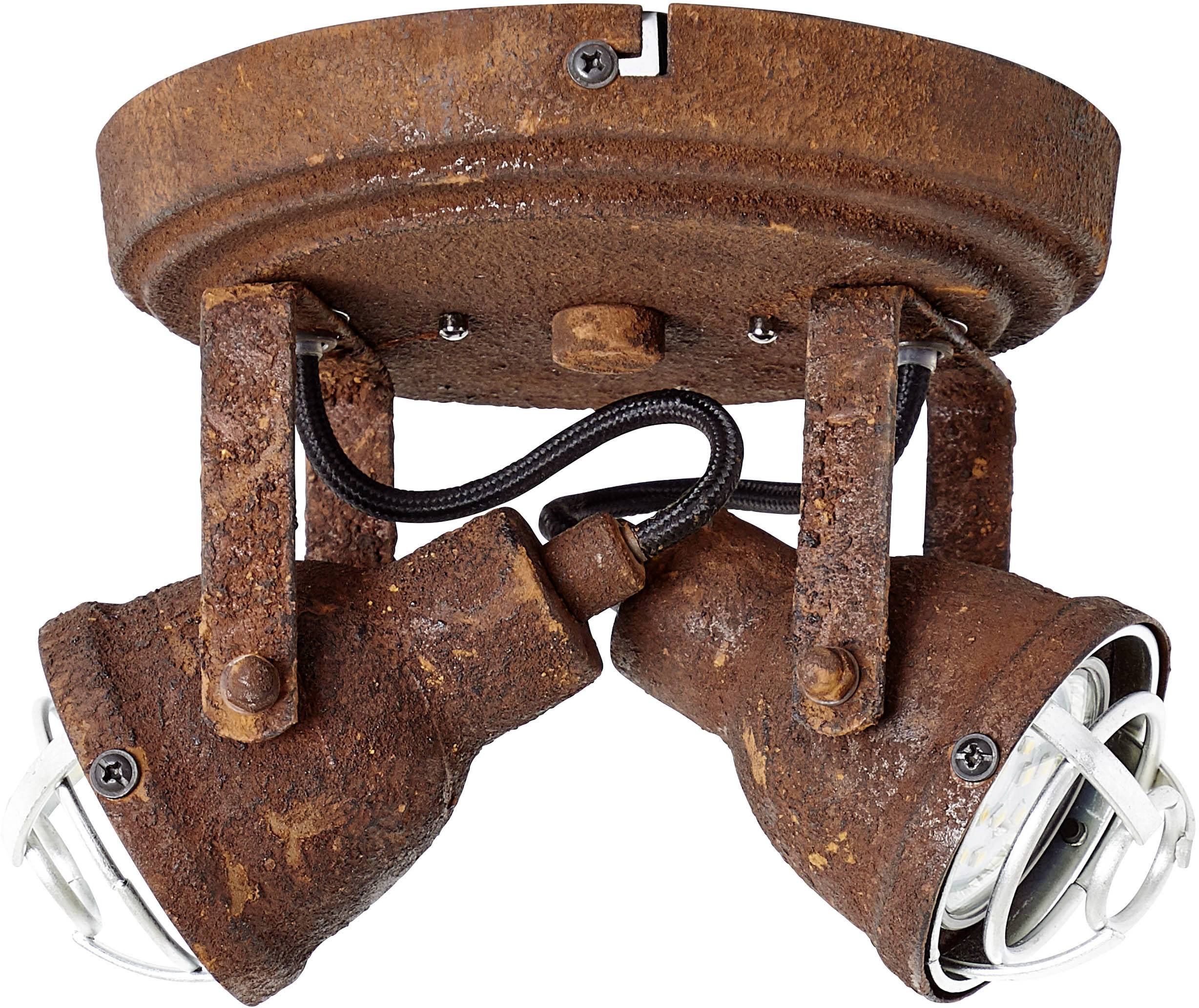 Brilliant Bente 26324/60 Ceiling floodlight LED (monochrome) GU10 8 W Rust-3