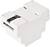 White plastic module with a black slider on the top surface, possibly a connector or electrical component.