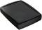 Black, rectangular flatbed scanner with a smooth surface, suitable for scanning documents and photos in the office or at home.