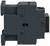 Electrical switch viewed from the side, showing housing and visible terminals, suitable for industrial applications.